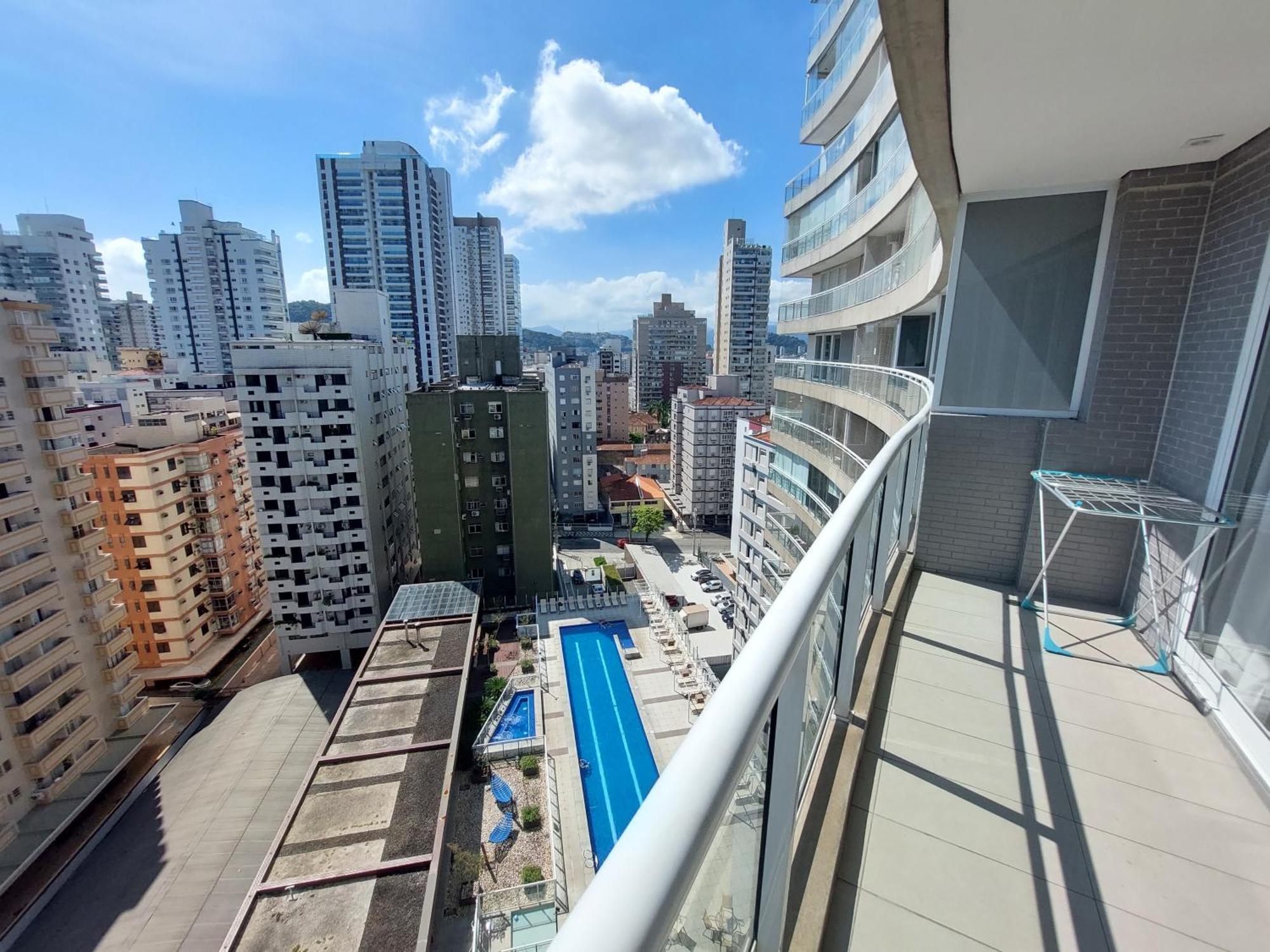 Apartamento Book Santos - Unlimited 1112 - Um Pé na areia Exterior foto