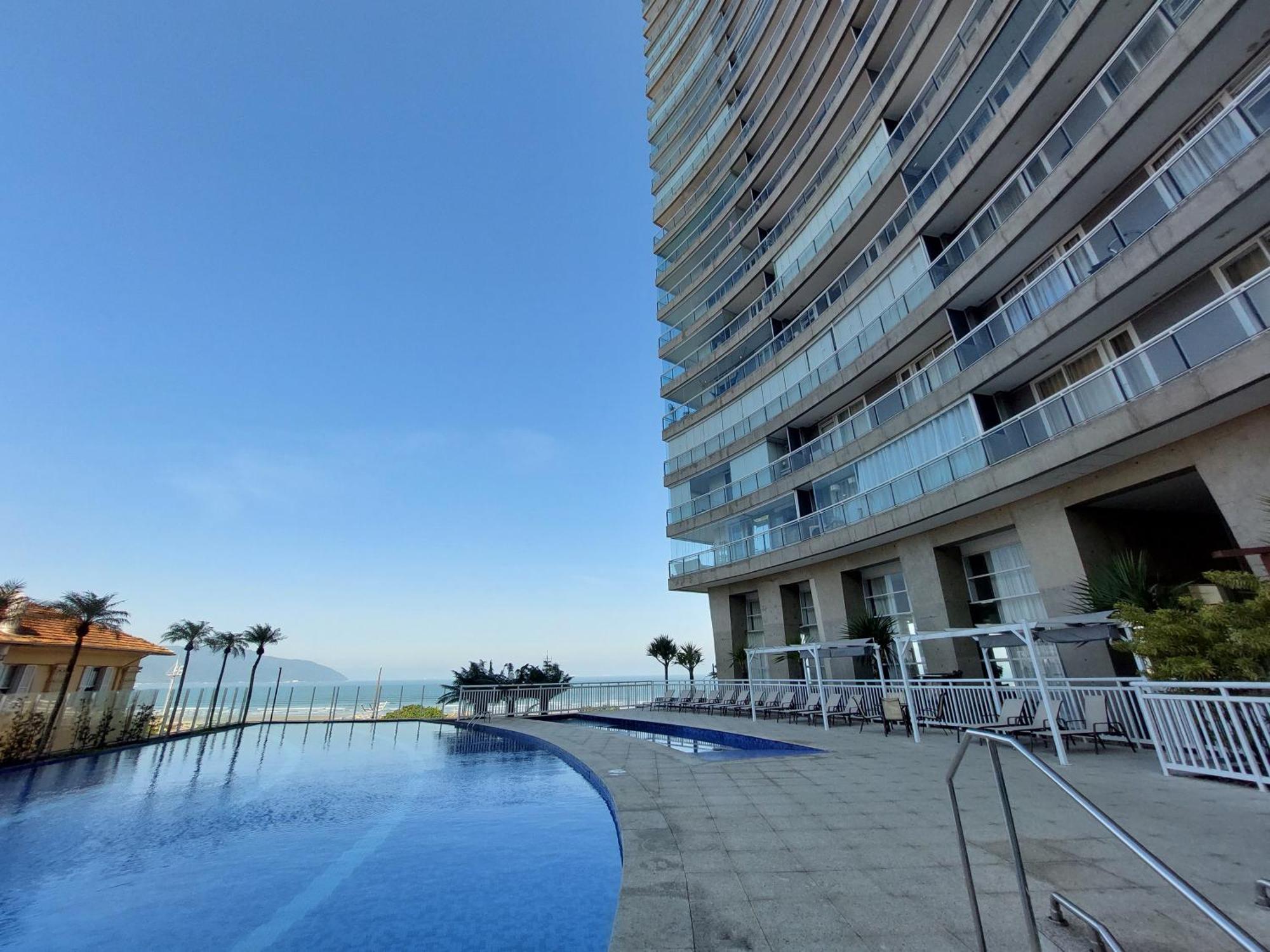 Apartamento Book Santos - Unlimited 1112 - Um Pé na areia Exterior foto